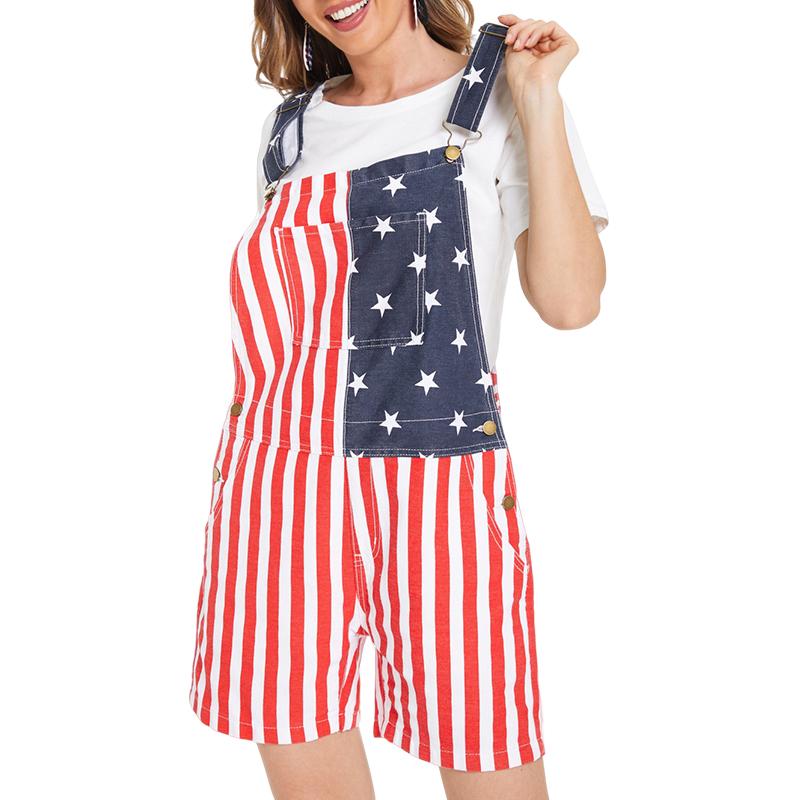 American Flag Overalls