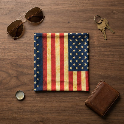 American Flag Vintage Neck Gaiter