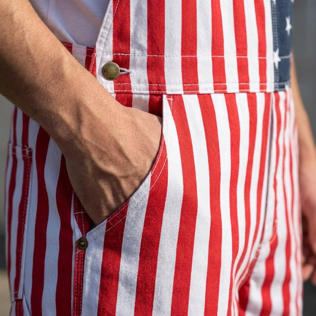 american flag dress shirt American Flag Overalls – Iron Flag