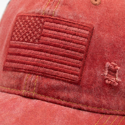 American Flag Mesh Hat