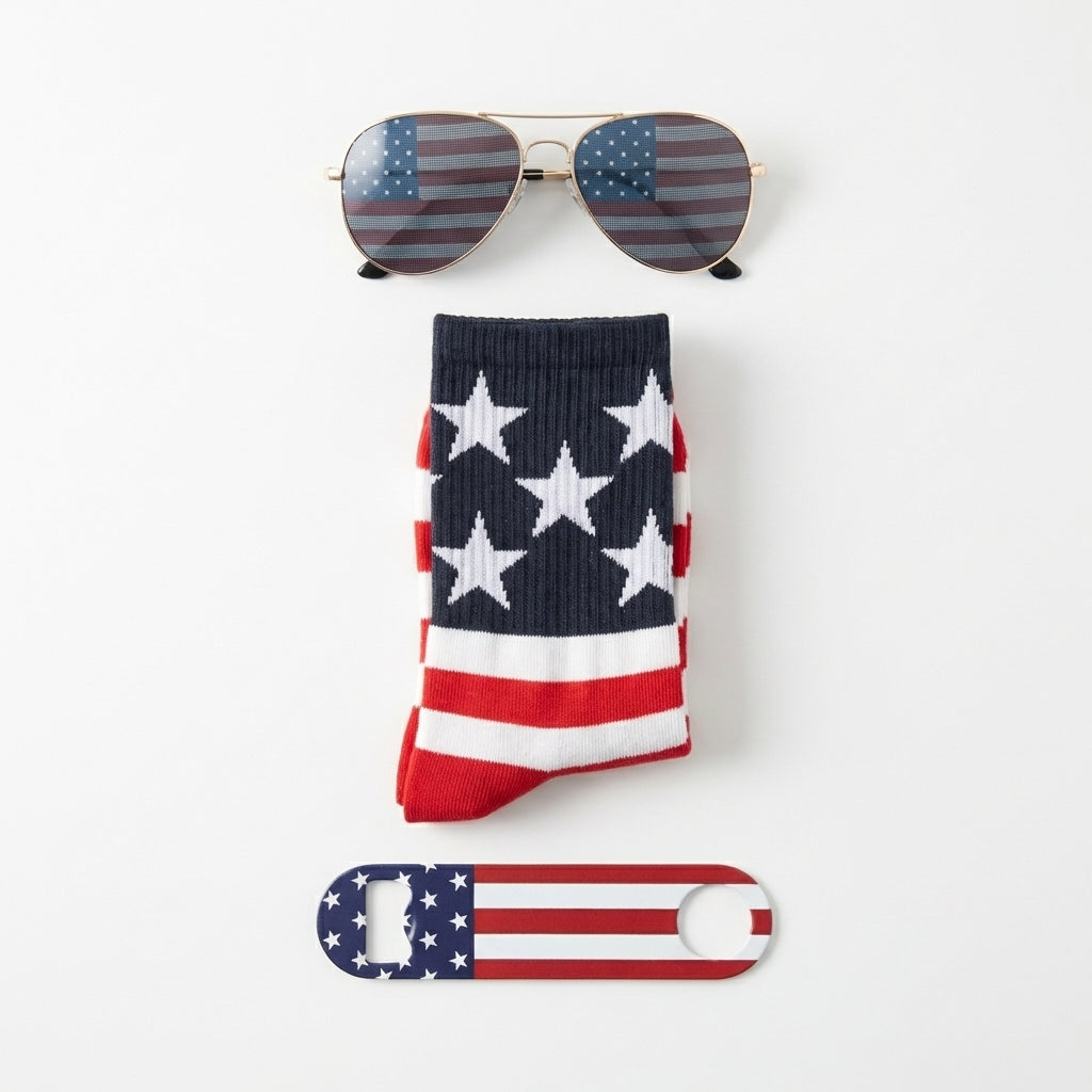American Flag Socks