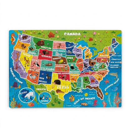 The 50 States Adventure Puzzle