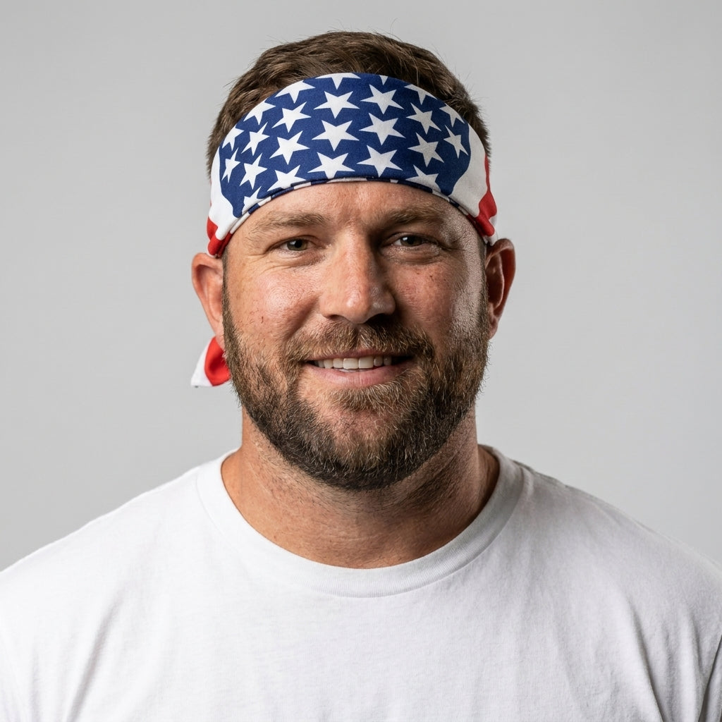 American Flag Headband
