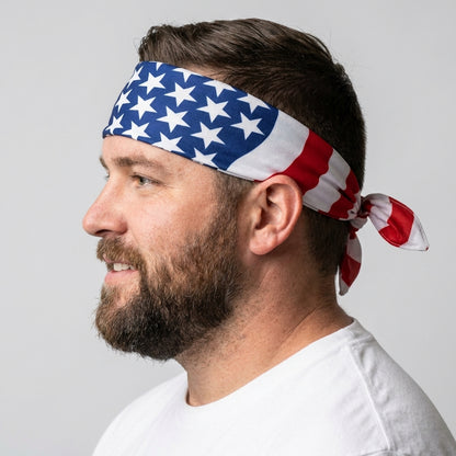 American Flag Headband