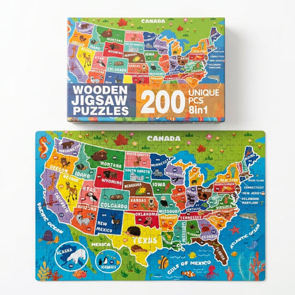 The 50 States Adventure Puzzle
