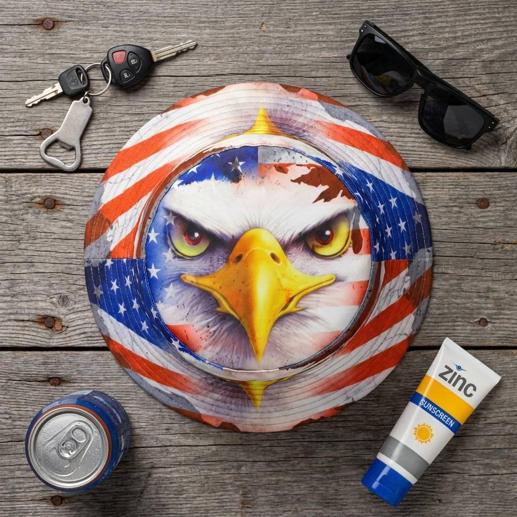 American Eagle Eye Bucket Hat
