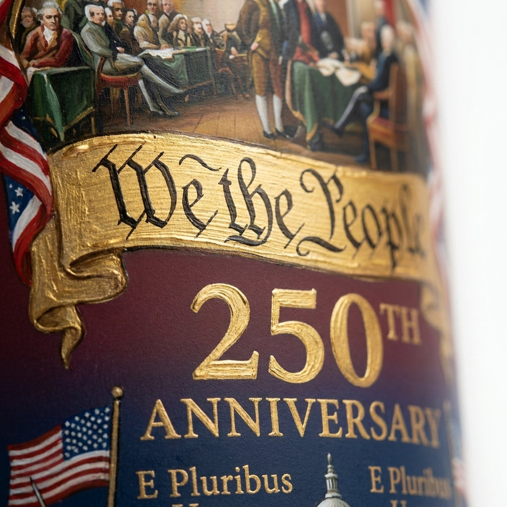 American Anniversary Whiskey Glass