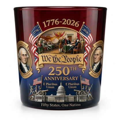 American Anniversary Whiskey Glass