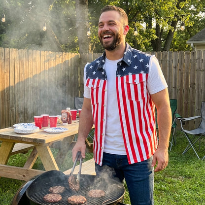 American Flag Vest