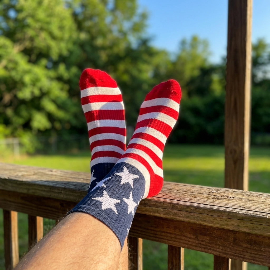 American Flag Socks