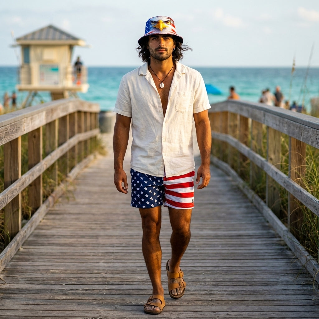 American Eagle Eye Bucket Hat