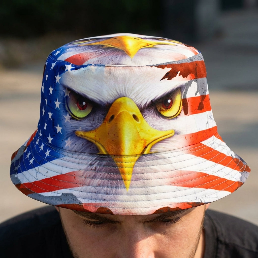 American Eagle Eye Bucket Hat