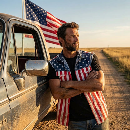 American Flag Vest