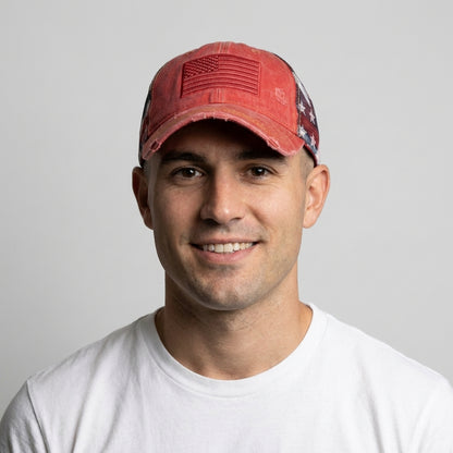 American Flag Mesh Hat
