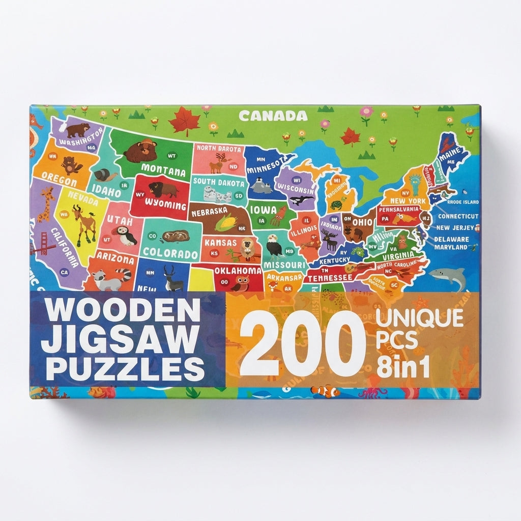 The 50 States Adventure Puzzle