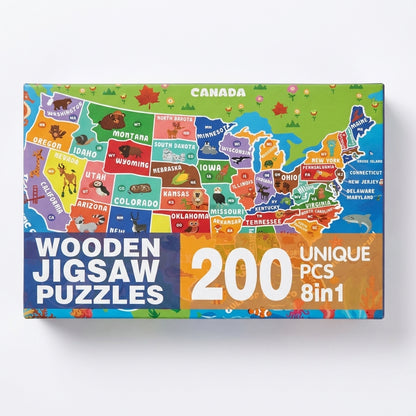 The 50 States Adventure Puzzle