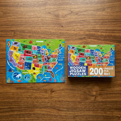 The 50 States Adventure Puzzle