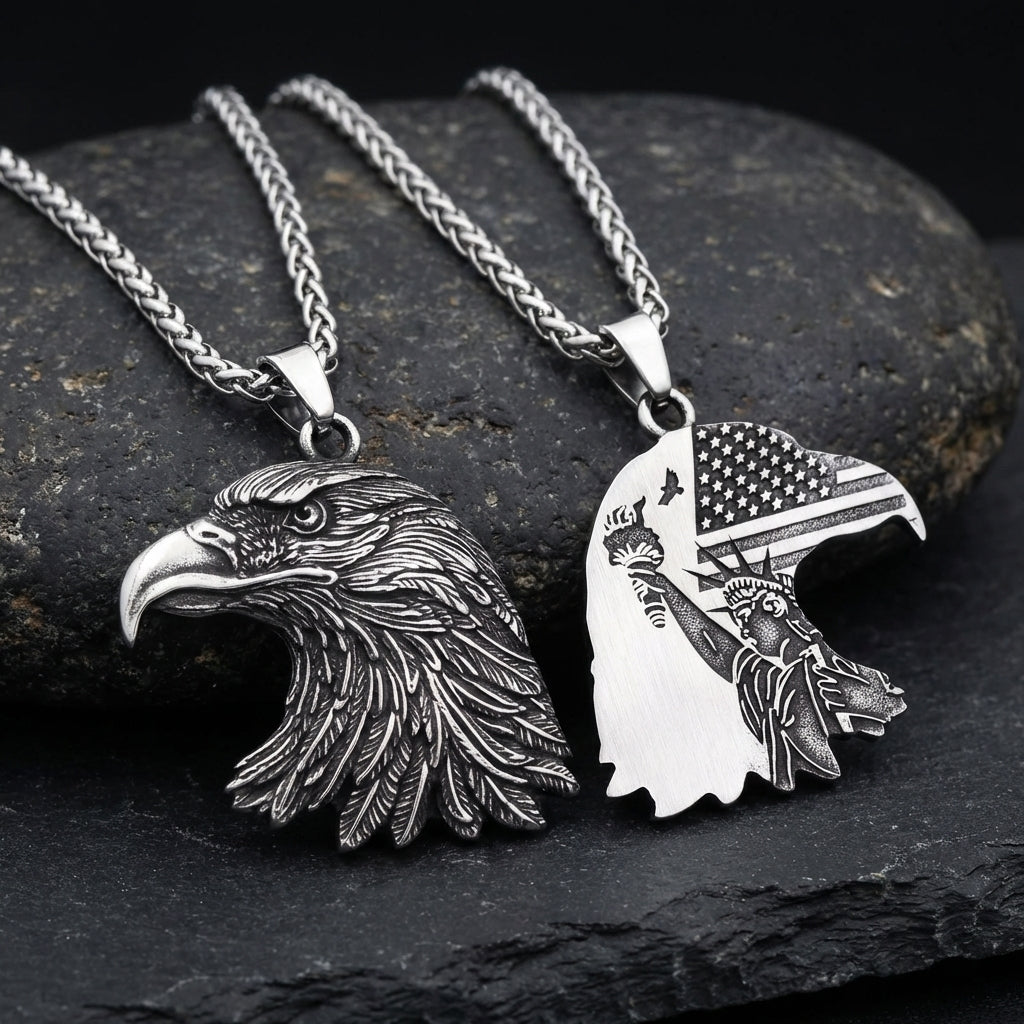 American Eagle Pendant Necklace