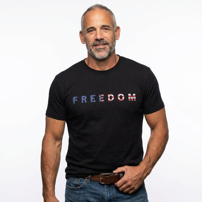 Freedom Flag Tee - Front & Back Print