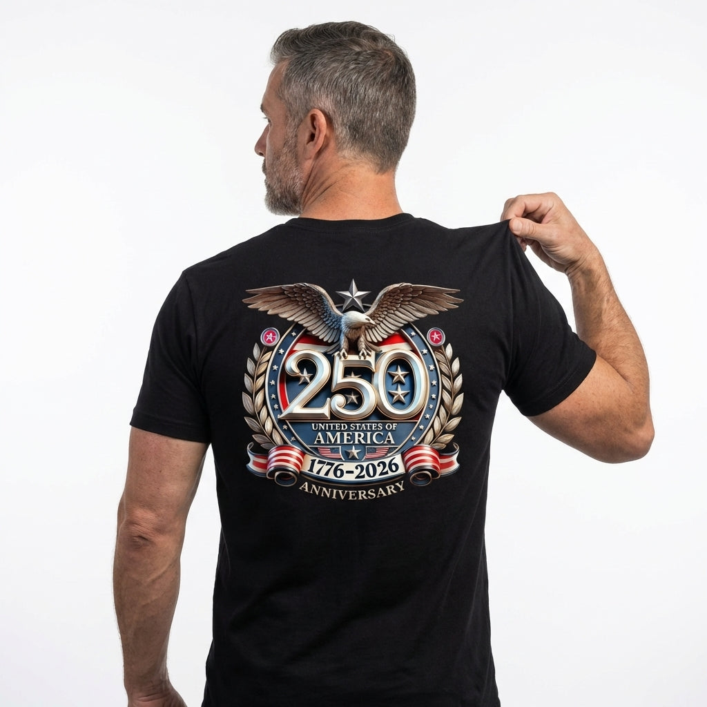 Freedom Flag Tee - Front & Back Print