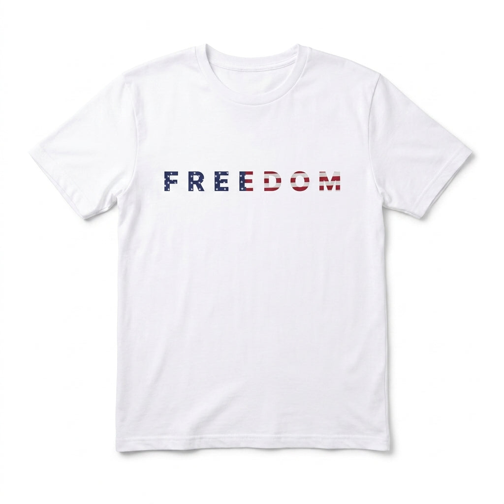 Freedom Flag Tee - Front & Back Print