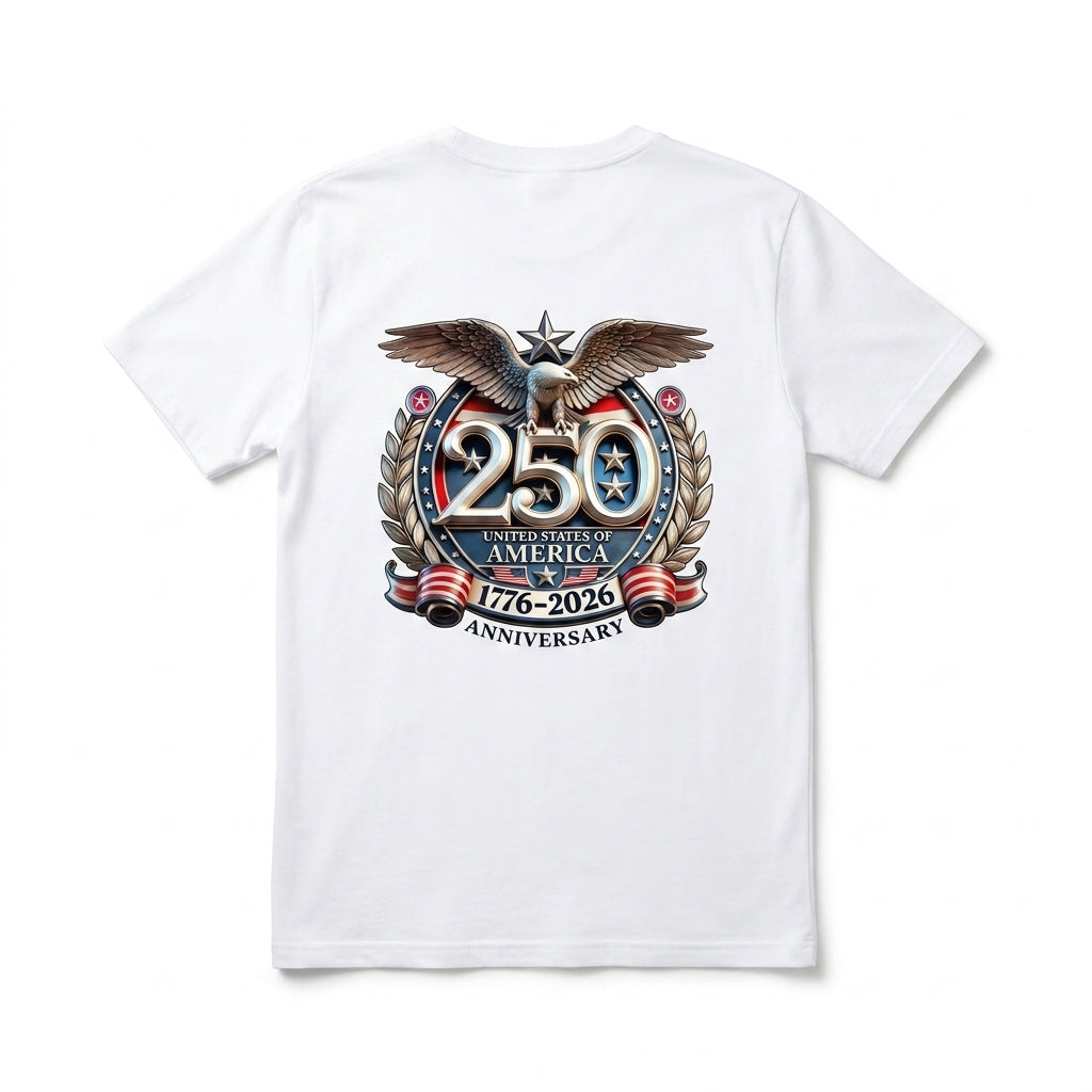 Freedom Flag Tee - Front & Back Print