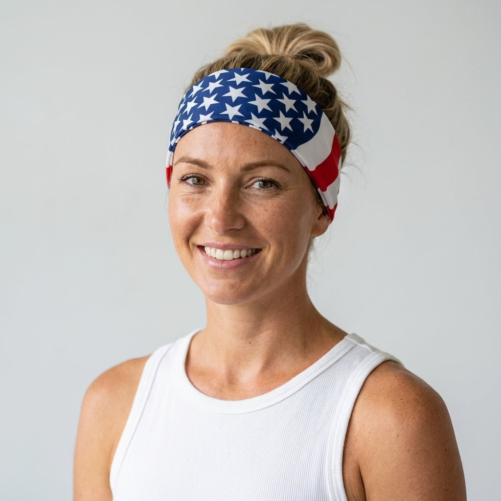 American Flag Headband