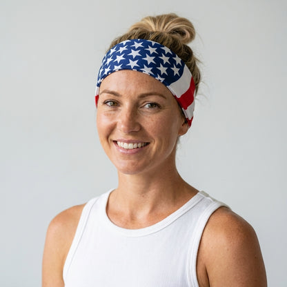 American Flag Headband