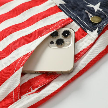 American Flag Overalls